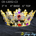 Full Round Colorful Round Stone Crown